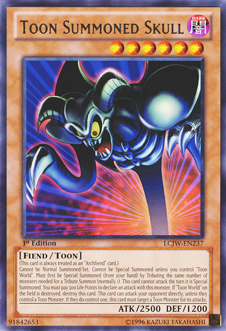 Toon Summoned Skull [LCJW-EN237] Rare | Chromatic Games