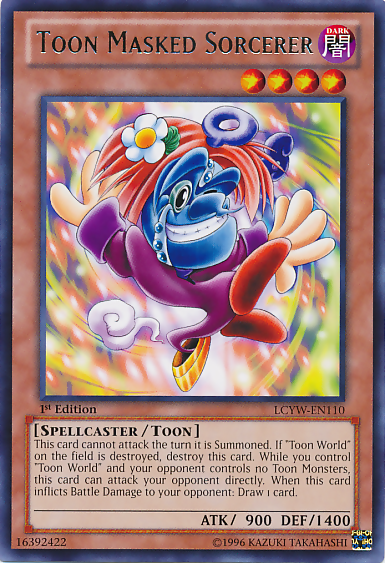 Toon Masked Sorcerer [LCYW-EN110] Rare | Chromatic Games