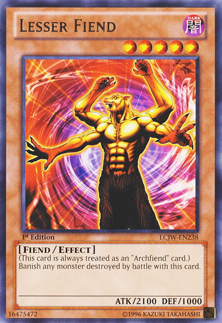 Lesser Fiend [LCJW-EN238] Rare | Chromatic Games