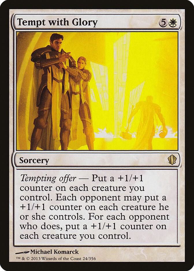 Tempt with Glory 24/356 (Commander 2013)  | Chromatic Games