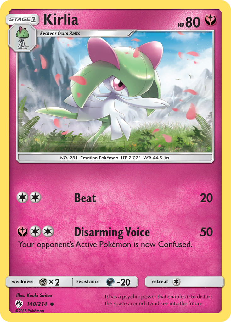 Kirlia (140/214) [Sun & Moon: Lost Thunder] | Chromatic Games