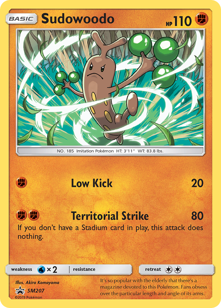 Sudowoodo (SM207) [Sun & Moon: Black Star Promos] | Chromatic Games