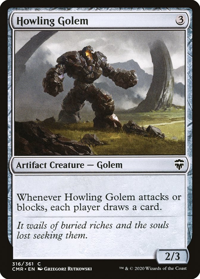 Howling Golem 316 (Commander Legends)  | Chromatic Games