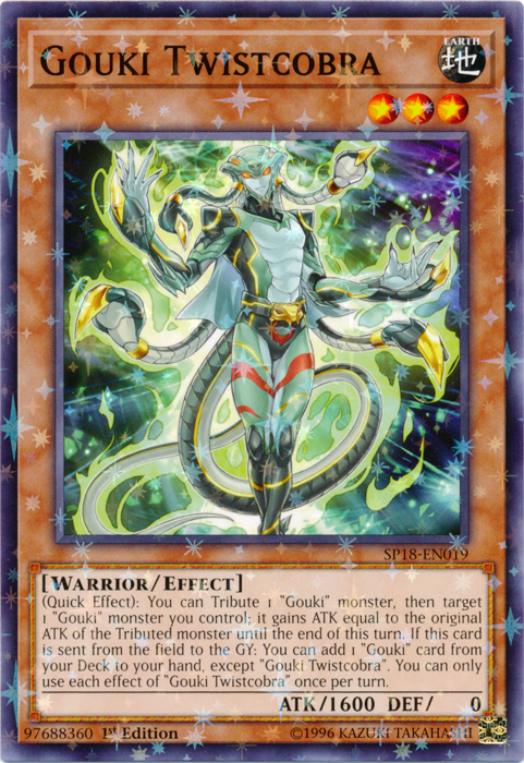 Gouki Twistcobra [SP18-EN019] Starfoil Rare | Chromatic Games