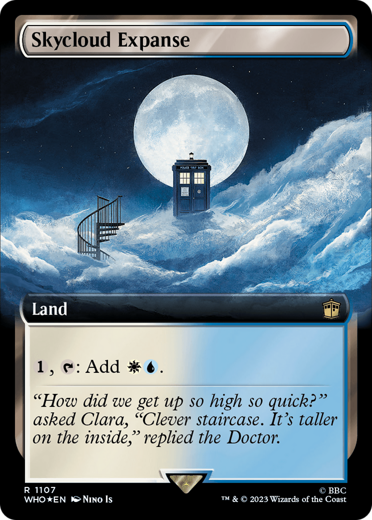 Skycloud Expanse (Extended Art) (Surge Foil) [Doctor Who] | Chromatic Games