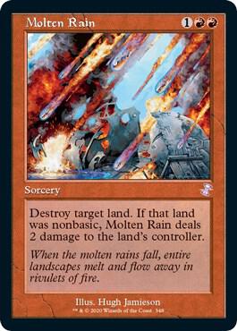 Molten Rain 348/289 (Time Spiral: Remastered)  | Chromatic Games