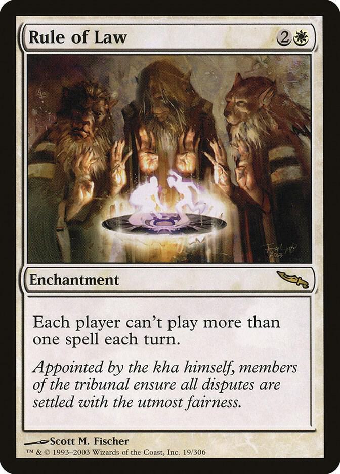 Rule of Law 19/306 (Mirrodin)  | Chromatic Games