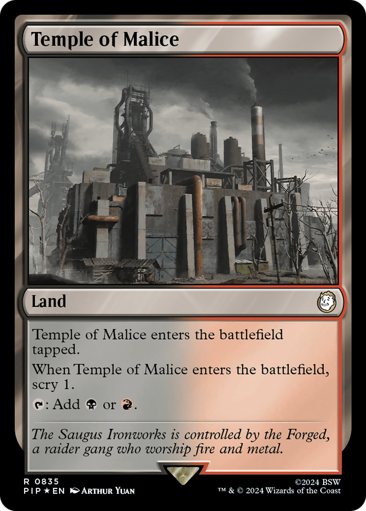 Temple of Malice (Surge Foil) [Fallout] | Chromatic Games