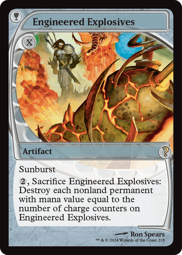 Engineered Explosives (Future Sight) [Mystery Booster 2] | Chromatic Games