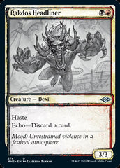 Rakdos Headliner (Sketch) [Modern Horizons 2] | Chromatic Games