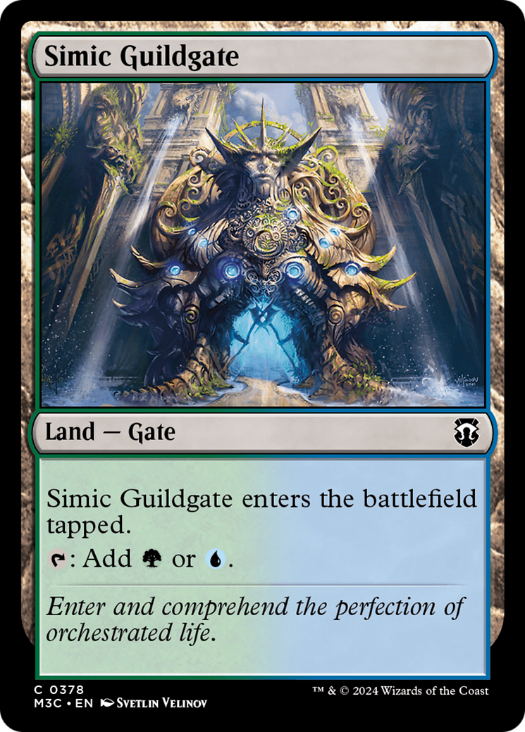 Simic Guildgate (Ripple Foil) [Modern Horizons 3 Commander] | Chromatic Games