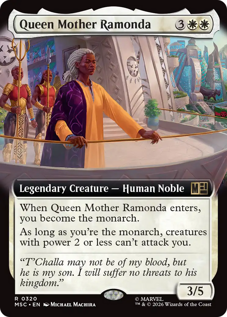 Queen Mother Ramonda (Extended Art) [Marvel Super Heroes Commander] | Chromatic Games