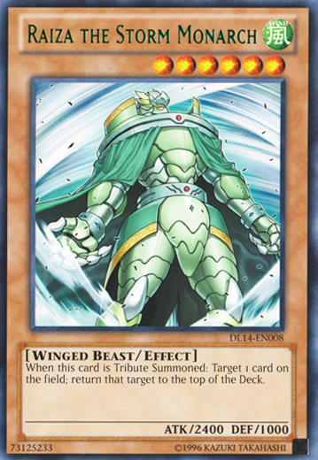 Raiza the Storm Monarch (Green) [DL14-EN008] Rare | Chromatic Games