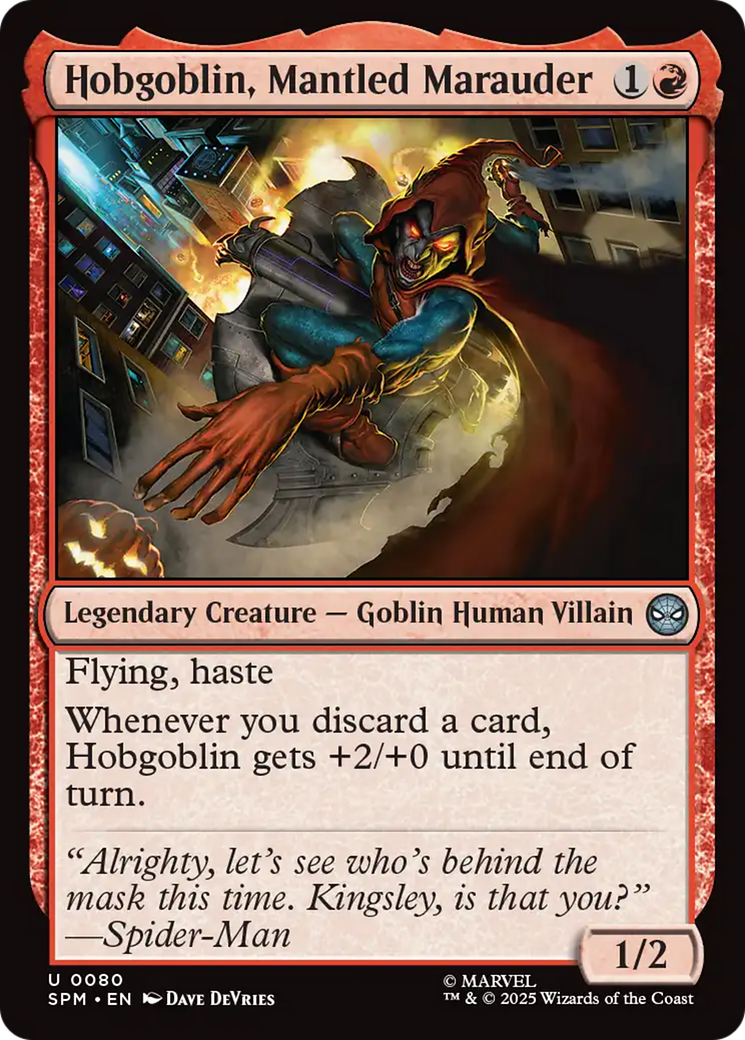 Hobgoblin, Mantled Marauder [Marvel's Spider-Man] | Chromatic Games