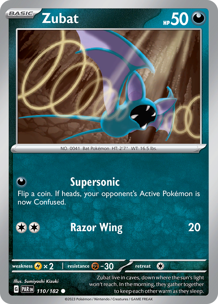 Zubat (110/182) [Scarlet & Violet: Paradox Rift] | Chromatic Games