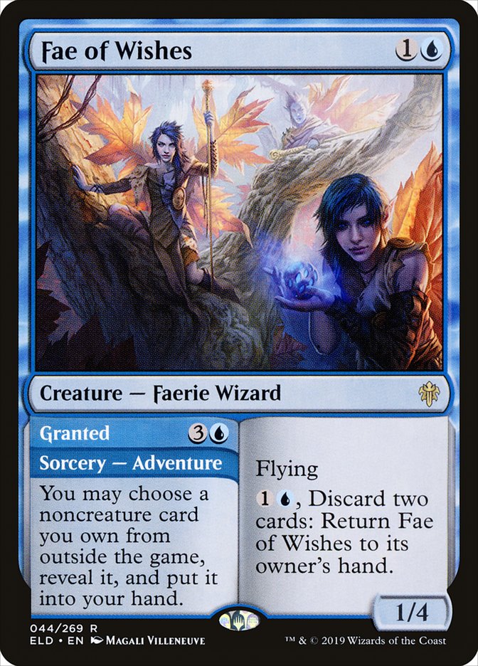 Fae of Wishes // Granted 44/269 (Throne of Eldraine)  | Chromatic Games