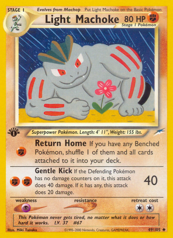 Light Machoke (49/105) [Neo Destiny 1st Edition] | Chromatic Games