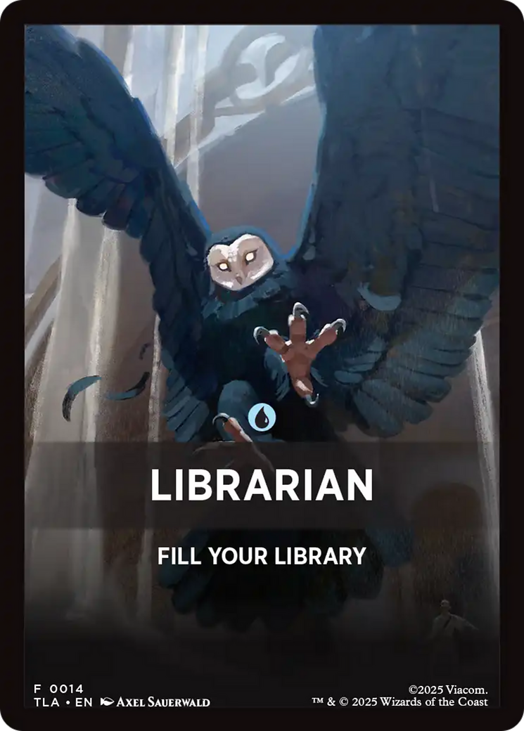 Librarian Theme Card [Avatar: The Last Airbender Tokens] | Chromatic Games