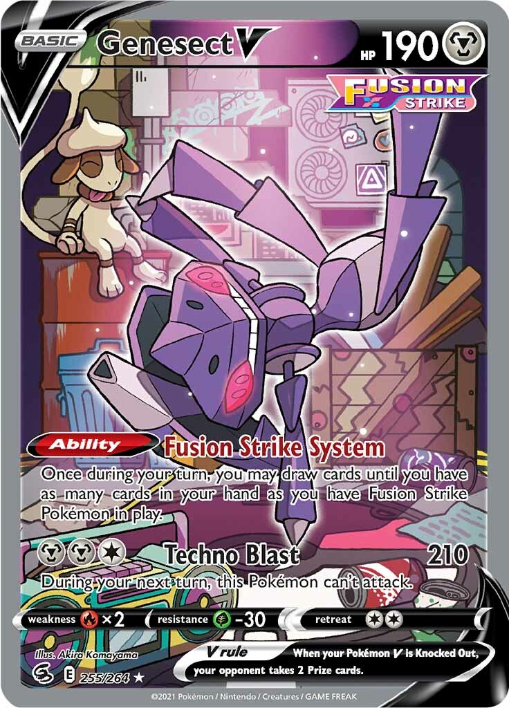 Genesect V (255/264) [Sword & Shield: Fusion Strike] | Chromatic Games