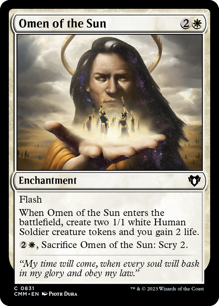 Omen of the Sun [Commander Masters] | Chromatic Games