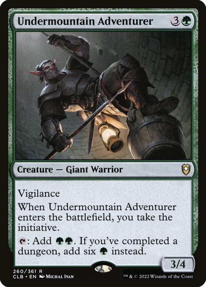 Undermountain Adventurer 260 (Commander Legends: Battle for Baldur's Gate)  | Chromatic Games
