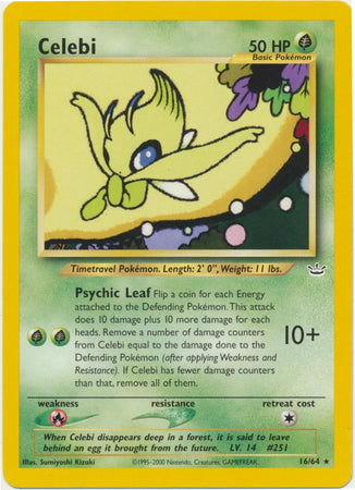 Celebi (16/64) [Neo Revelation Unlimited] | Chromatic Games