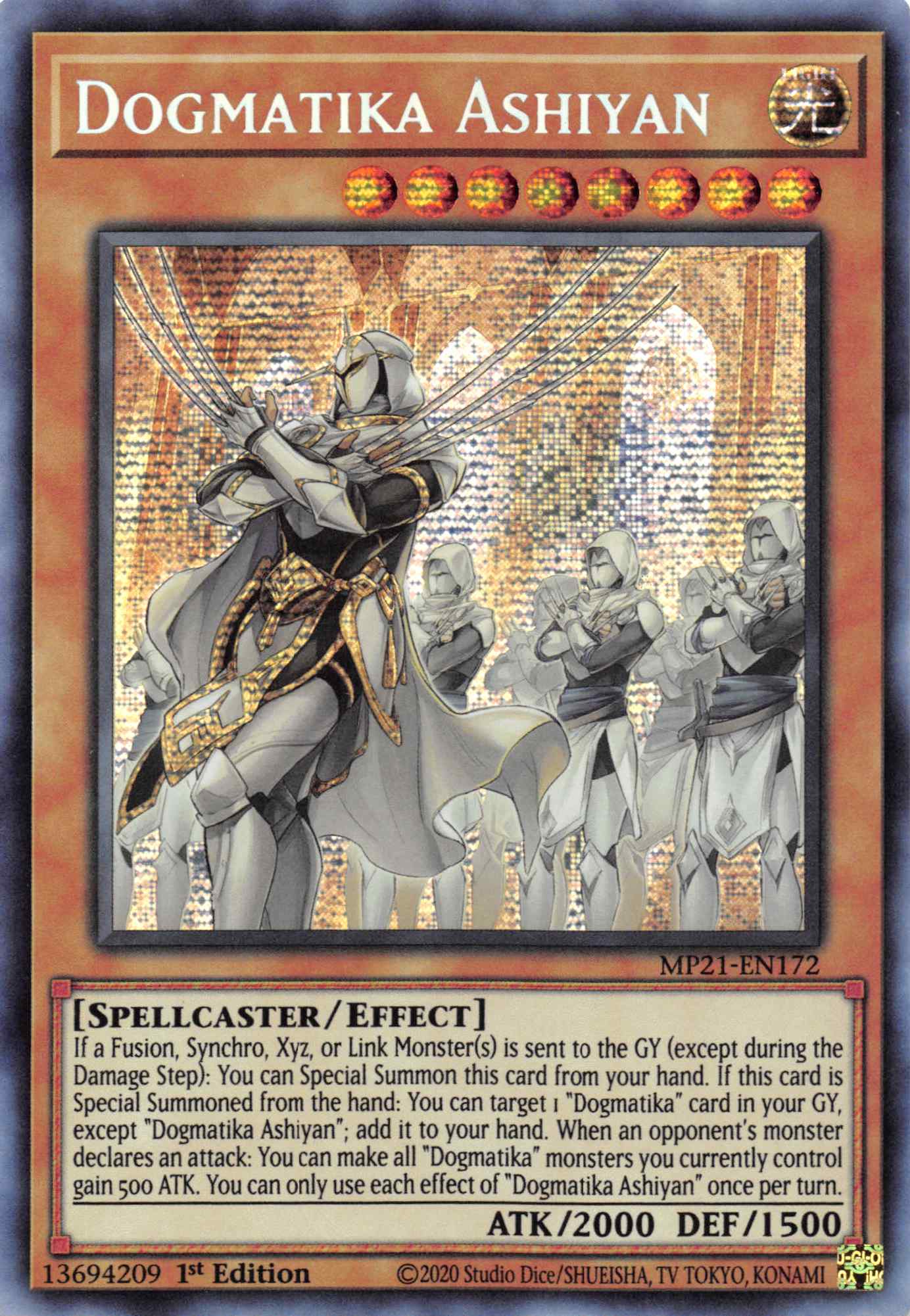 Dogmatika Ashiyan [MP21-EN172] Prismatic Secret Rare | Chromatic Games