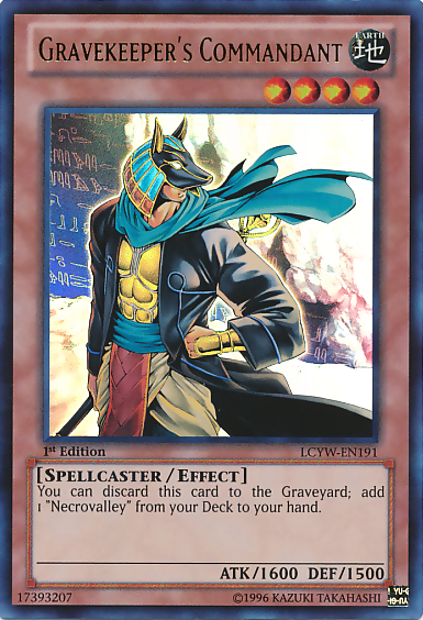 Gravekeeper's Commandant [LCYW-EN191] Ultra Rare | Chromatic Games