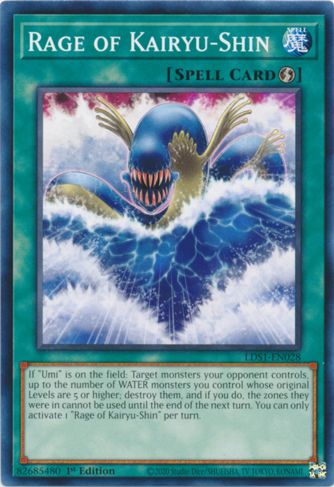 Rage of Kairyu-Shin [LDS1-EN028] Common | Chromatic Games
