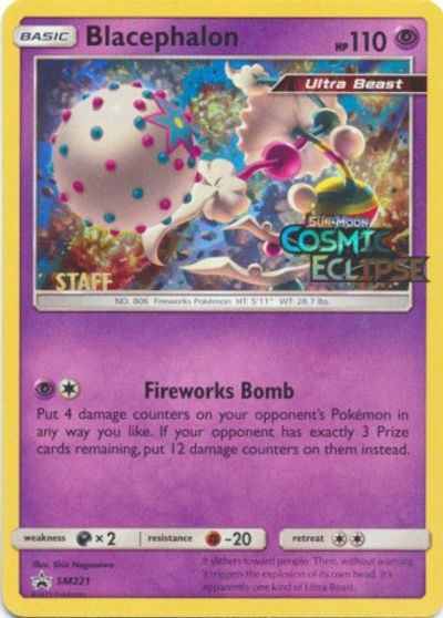 Blacephalon (SM221) (Staff Prerelease Promo) [Sun & Moon: Black Star Promos] | Chromatic Games