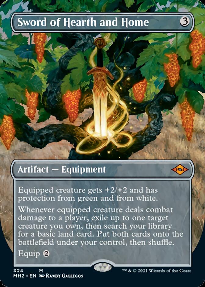 Sword of Hearth and Home (Borderless Alternate Art) [Modern Horizons 2] | Chromatic Games