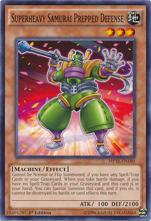 Superheavy Samurai Prepped Defense [MP16-EN180] Common | Chromatic Games