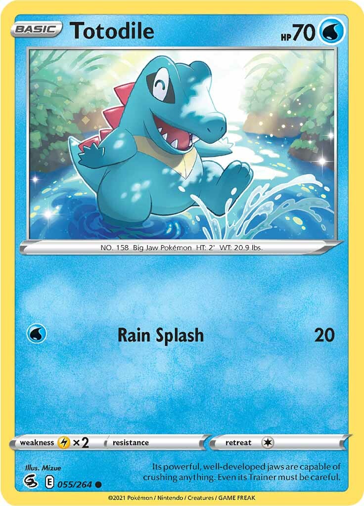 Totodile (055/264) [Sword & Shield: Fusion Strike] | Chromatic Games