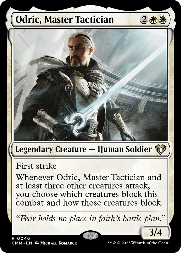 Odric, Master Tactician [Commander Masters] | Chromatic Games