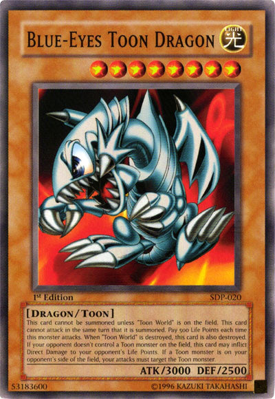 Blue-Eyes Toon Dragon [SDP-020] Common | Chromatic Games