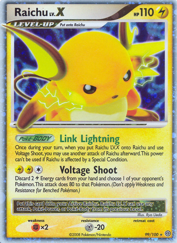 Raichu LV.X (99/100) [Diamond & Pearl: Stormfront] | Chromatic Games
