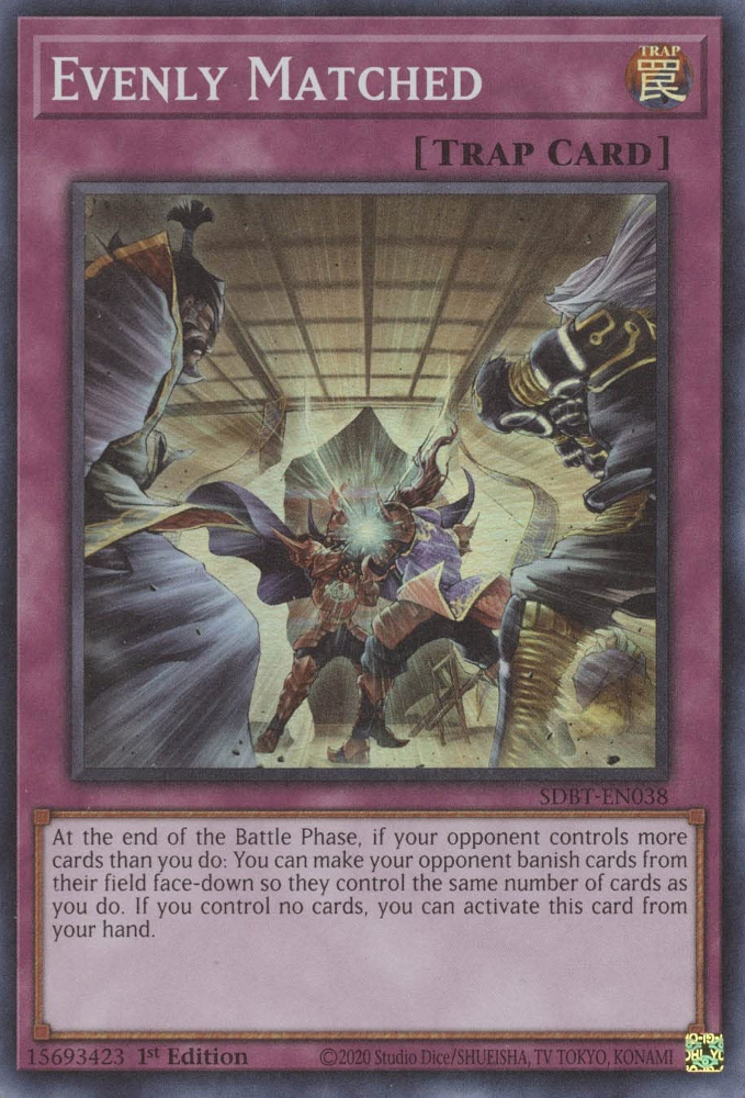 Evenly Matched [SDBT-EN038] Super Rare | Chromatic Games