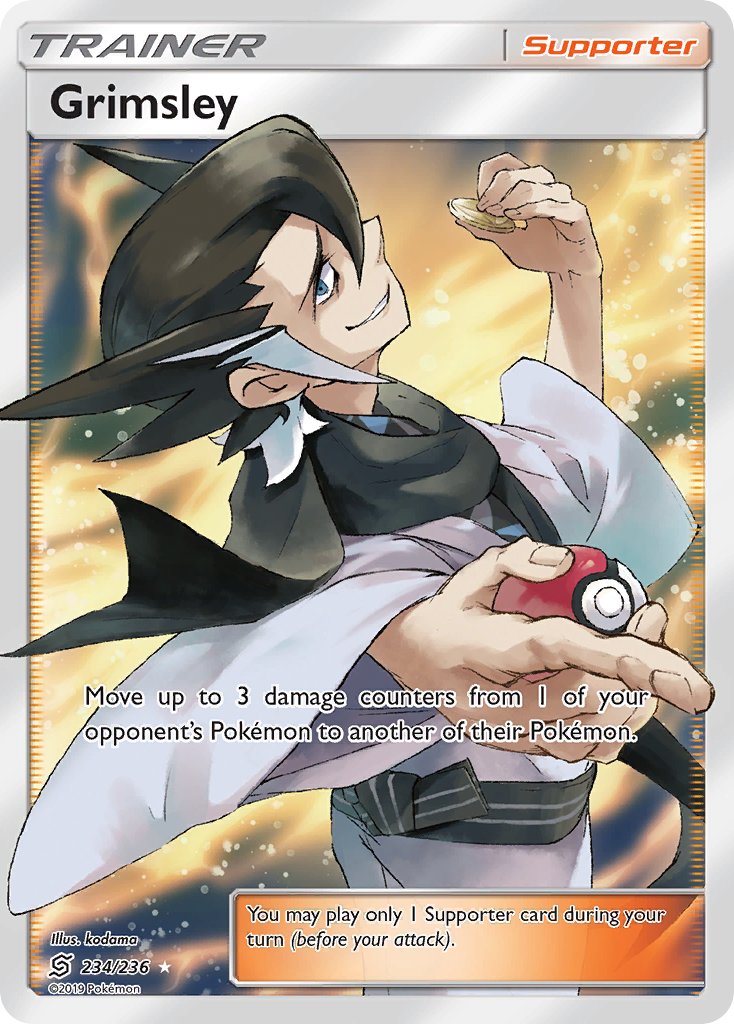 Grimsley (234/236) [Sun & Moon: Unified Minds] | Chromatic Games