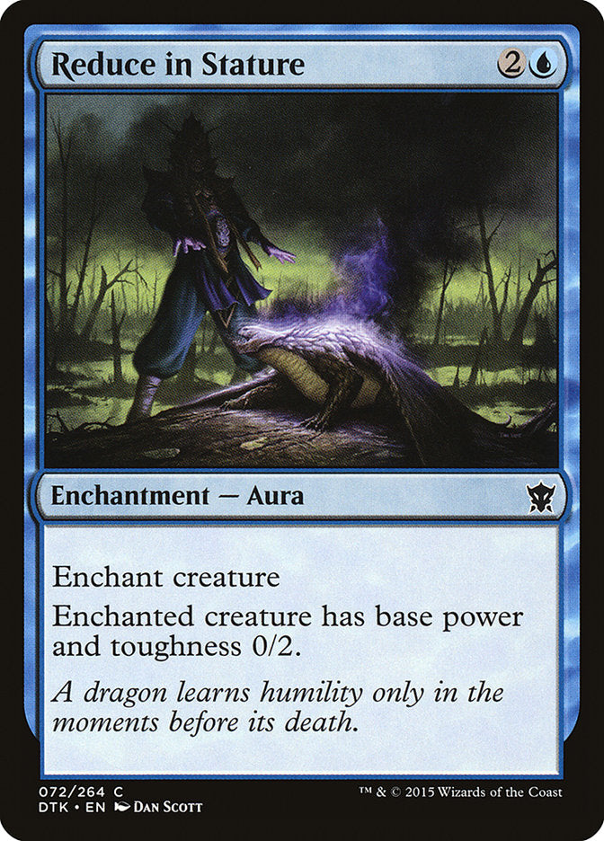 Reduce in Stature 72/264 (Dragons of Tarkir)  | Chromatic Games