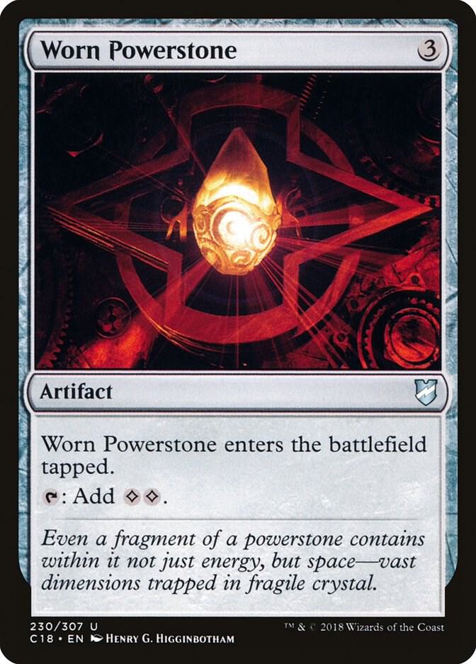 Worn Powerstone 230/307 (Commander 2018)  | Chromatic Games