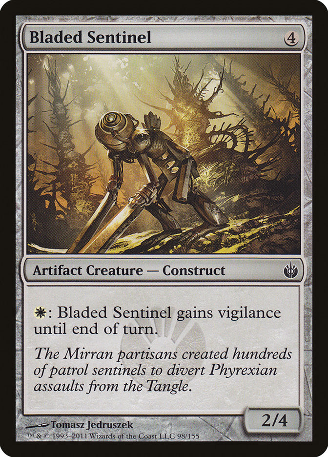 Bladed Sentinel 98/155 (Mirrodin Besieged)  - Foil | Chromatic Games