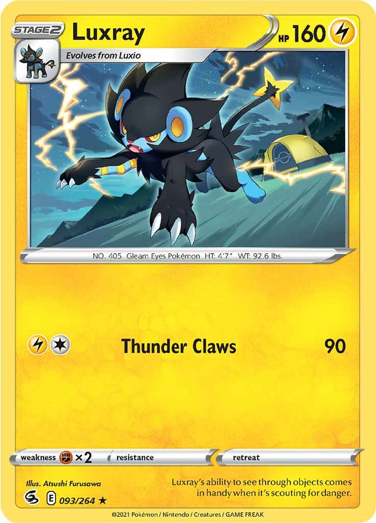 Luxray (093/264) [Sword & Shield: Fusion Strike] | Chromatic Games