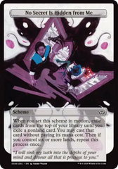 No Secret Is Hidden from Me (Full Art) [Duskmourn: Archenemy] | Chromatic Games