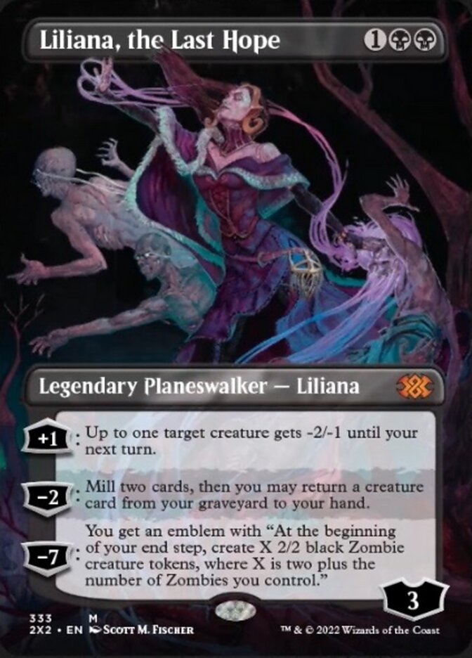 Liliana, the Last Hope (Borderless) [Double Masters 2022] | Chromatic Games