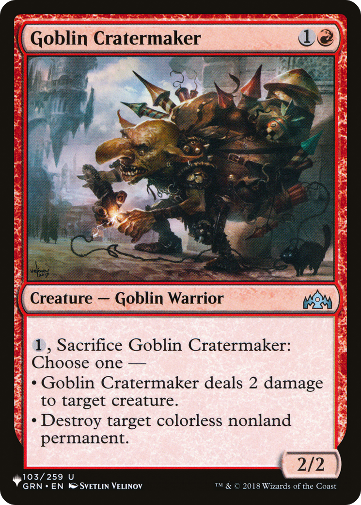 Goblin Cratermaker [The List Reprints] | Chromatic Games