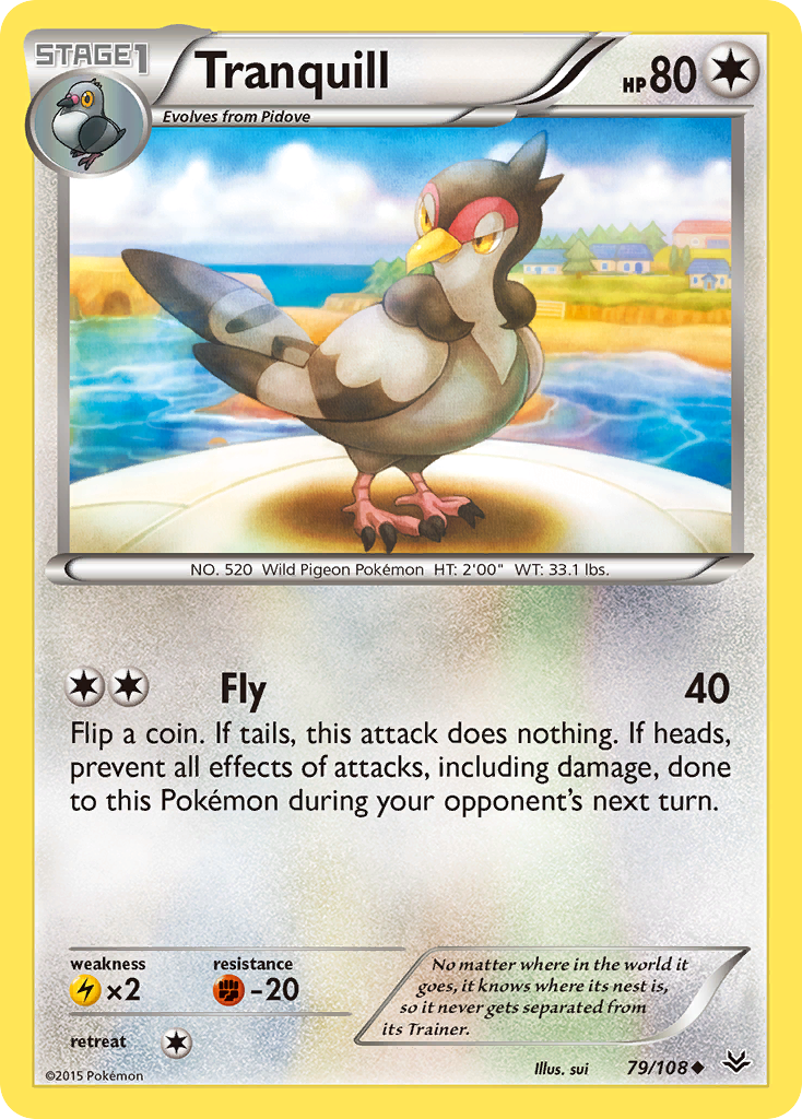 Tranquill (79/108) [XY: Roaring Skies] | Chromatic Games