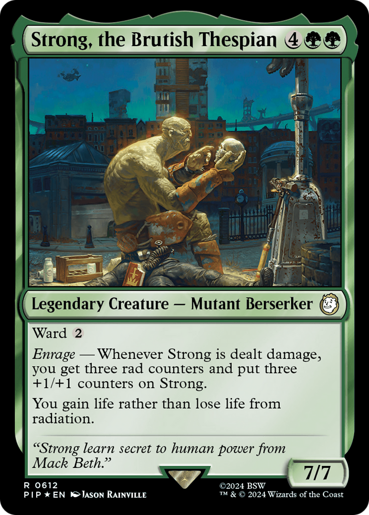 Strong, the Brutish Thespian (Surge Foil) [Fallout] | Chromatic Games