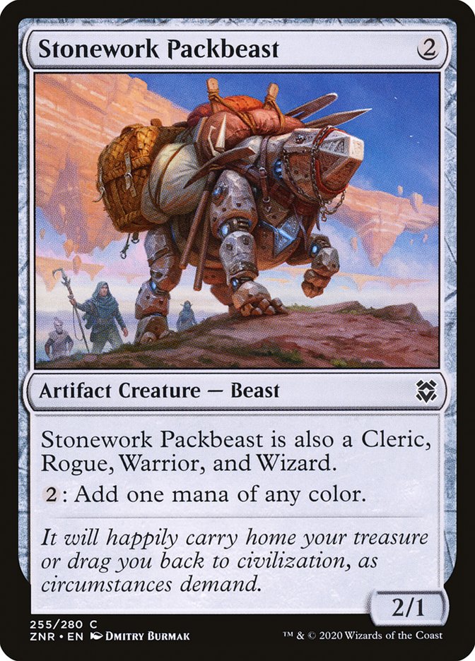 Stonework Packbeast 255/280 (Zendikar Rising)  | Chromatic Games