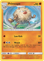 Primeape (72/181) [Sun & Moon: Team Up] | Chromatic Games