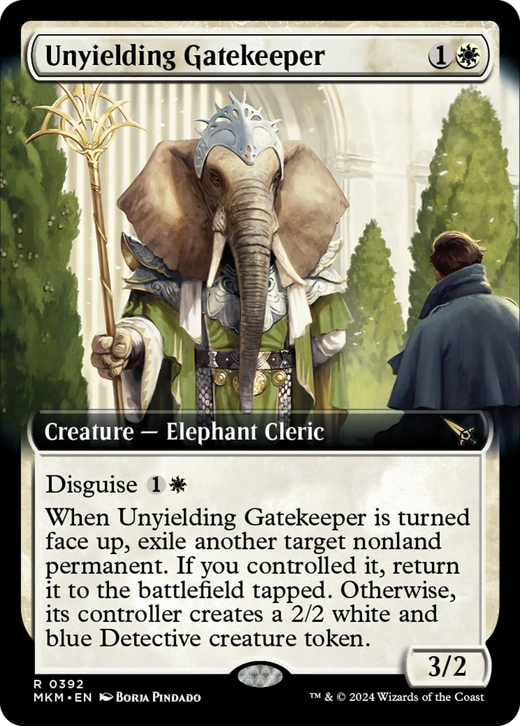 Unyielding Gatekeeper (Extended Art) [Murders at Karlov Manor] | Chromatic Games